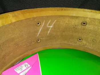 WFL snare weird shell construction