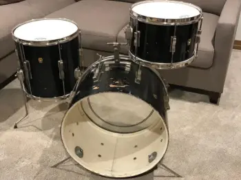 Ever see this before? 2 badges on bass drum