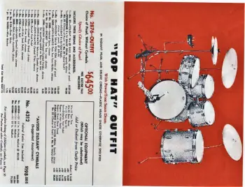 Rogers Top Hat Drum Set