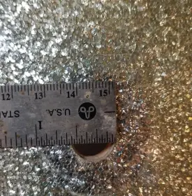 Correct Size for Gromment for Gretsch Round Badge Bass Drum Badge?