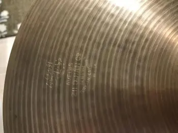 1960s Zildjian New Beat Top - Thin/Dark