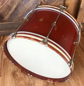 FOR SALE: Vintage 1961 Ludwig 12x20 Hobby Bass Drum in Mahogany