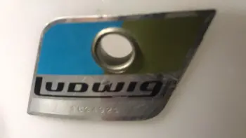 White Ludwig Vistalite drum value