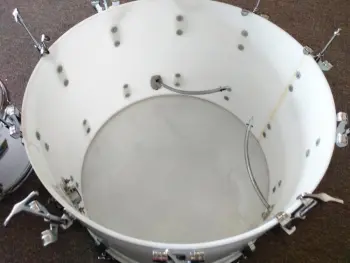 White Ludwig Vistalite drum value