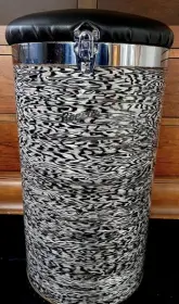 Rogers Black Onyx Canister Throne