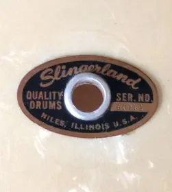 FOR SALE: Vintage 1965 Slingerland 13/16/20 Drum Set in White Marine Pearl