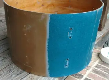 Wet sanding to remove paint from WMP