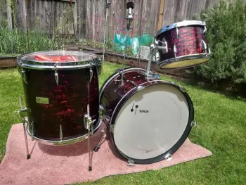 Sonor Ruby Pearl Teardrop 13-16-20