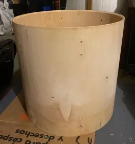16x16” floor tom to snare drum.