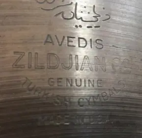 Matched set of mid 70’s hollow logo Zildjians