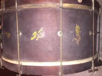 Vintage Ludwig Bass Drum 1920's Disney
