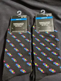 Rogers Mardi Gras Socks!