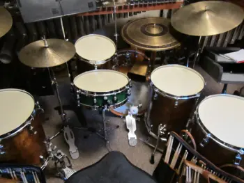 Home made Bop set with tunable floor &quot;snoms&quot;