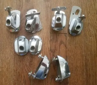 Lot of Slingerland spur mounts and 2 FT mnts
