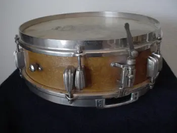 TWO RARE 1940s-50s SLINGERLAND 4x13 &quot;BE BOP&quot; RADIO KINGS