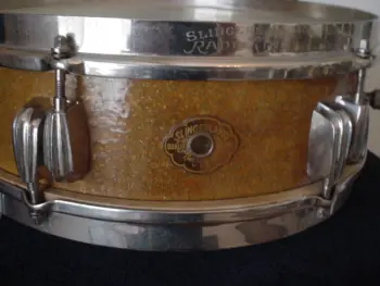 TWO RARE 1940s-50s SLINGERLAND 4x13 &quot;BE BOP&quot; RADIO KINGS