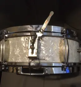 TWO RARE 1940s-50s SLINGERLAND 4x13 &quot;BE BOP&quot; RADIO KINGS