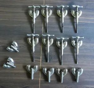 Bass drum tension rods and claws