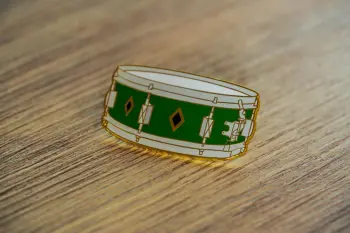 Full Dress Leedy Style Enamel Drum Pins