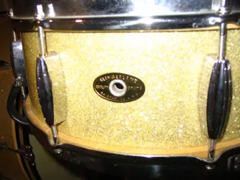 Vintage (1950s) Slingerland Radio King Bass and Snare drum