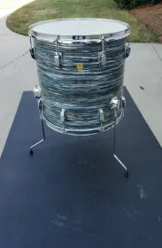 Vintage 1966 Blue Oyster Pearl 16&quot; Floor Tom