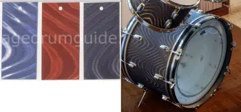 Psychedelic Blue Ludwig Set
