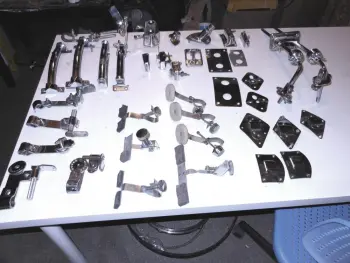 MIJ Parts Rails, Clamps, Dampers, Mounts etc.