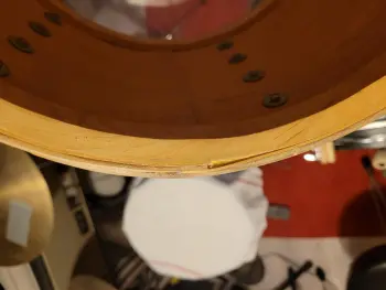 Ply overlap in 70s Ludwig shells?