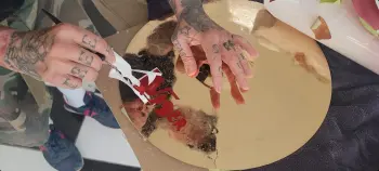 Cymbal Logo Restoration Test for Vintage Vader Cymbals