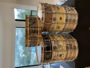 1929 ludwig &amp; ludwig new era-sensitive snare drums
