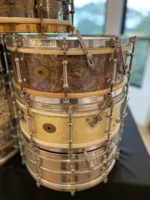 1929 ludwig &amp; ludwig new era-sensitive snare drums