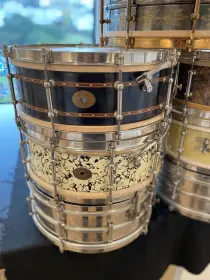 1929 ludwig &amp; ludwig new era-sensitive snare drums