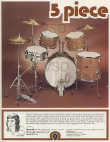 Mid 70's Pearl sets