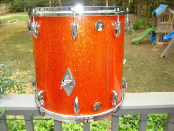 GRETSCH TANGERINE SPARKLE 16 x 16 FLOOR TOM
