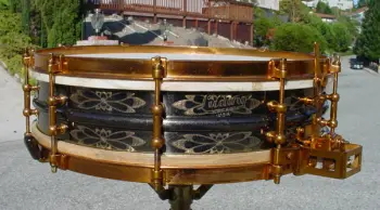 1920s L&amp;L 4x15 DeLUXE 12 pt. FLORAL SUPER-LUDWIG MODEL