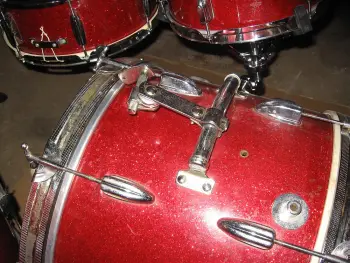 MIJ stencil v.1  &quot;Custum&quot; red sparkle set