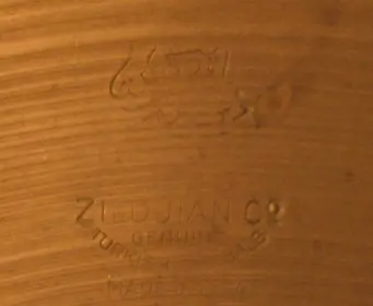 Zildjian Hat - Trans Stamp?