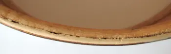 slingerland &quot;artist model&quot; reinforcement rings re-glue