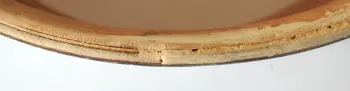 slingerland &quot;artist model&quot; reinforcement rings re-glue