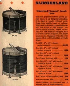 Slingerland Marching Drum