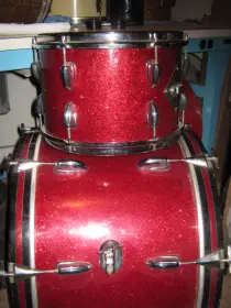 Slingerland Bass Shell and Floor Tom