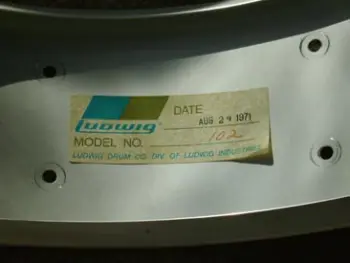 1971 Ludwig Standard snare drum shell