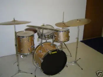 my new ludwig (rock) downbeat kit champagne sparkle