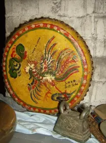Looking for 1920s examples, painted Bass Drum Heads