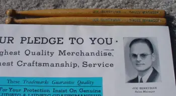 A Nice Piece Of Ludwig &amp; Ludwig Memorabilia