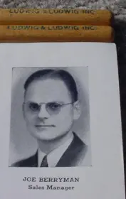 A Nice Piece Of Ludwig &amp; Ludwig Memorabilia