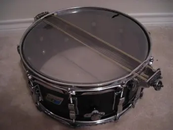 ludwig 6.5&quot; vistalite supersensitive snare-- smoke