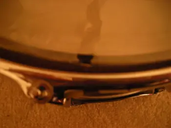 ludwig 6.5&quot; vistalite supersensitive snare-- smoke