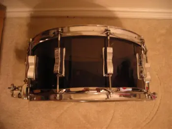 ludwig 6.5&quot; vistalite supersensitive snare-- smoke