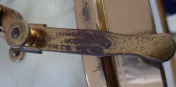 1928-32 Slingerland 5x14 WMP/Artgold Tone Flange Artist Model/Lipskin Special Model